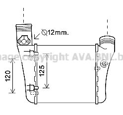 AVA QUALITY COOLING Интеркулер AI4333